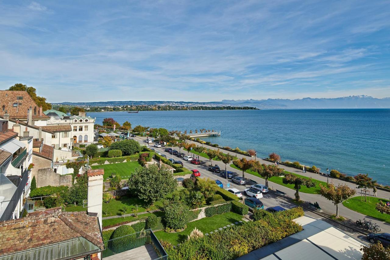 Romantik Hotel Mont Blanc Au Lac Morges Exterior photo