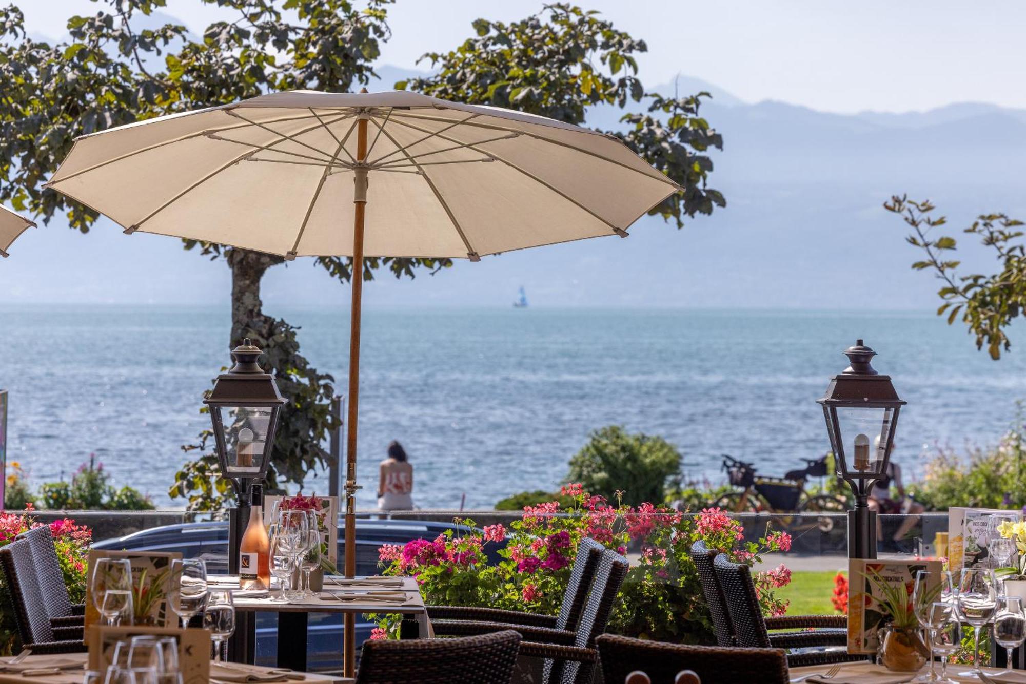 Romantik Hotel Mont Blanc Au Lac Morges Exterior photo