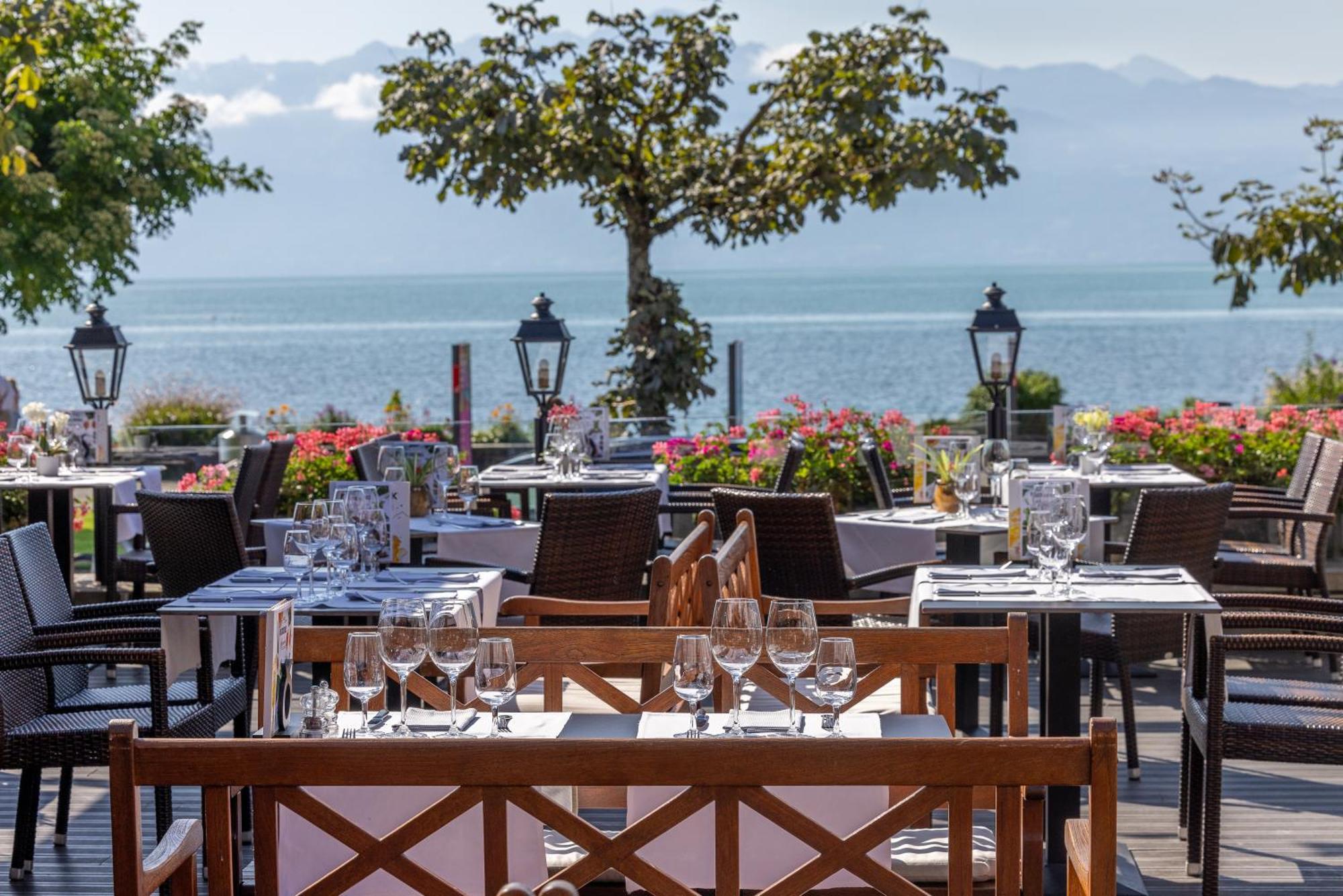 Romantik Hotel Mont Blanc Au Lac Morges Exterior photo