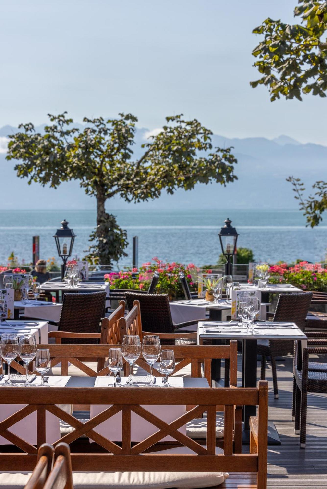 Romantik Hotel Mont Blanc Au Lac Morges Exterior photo