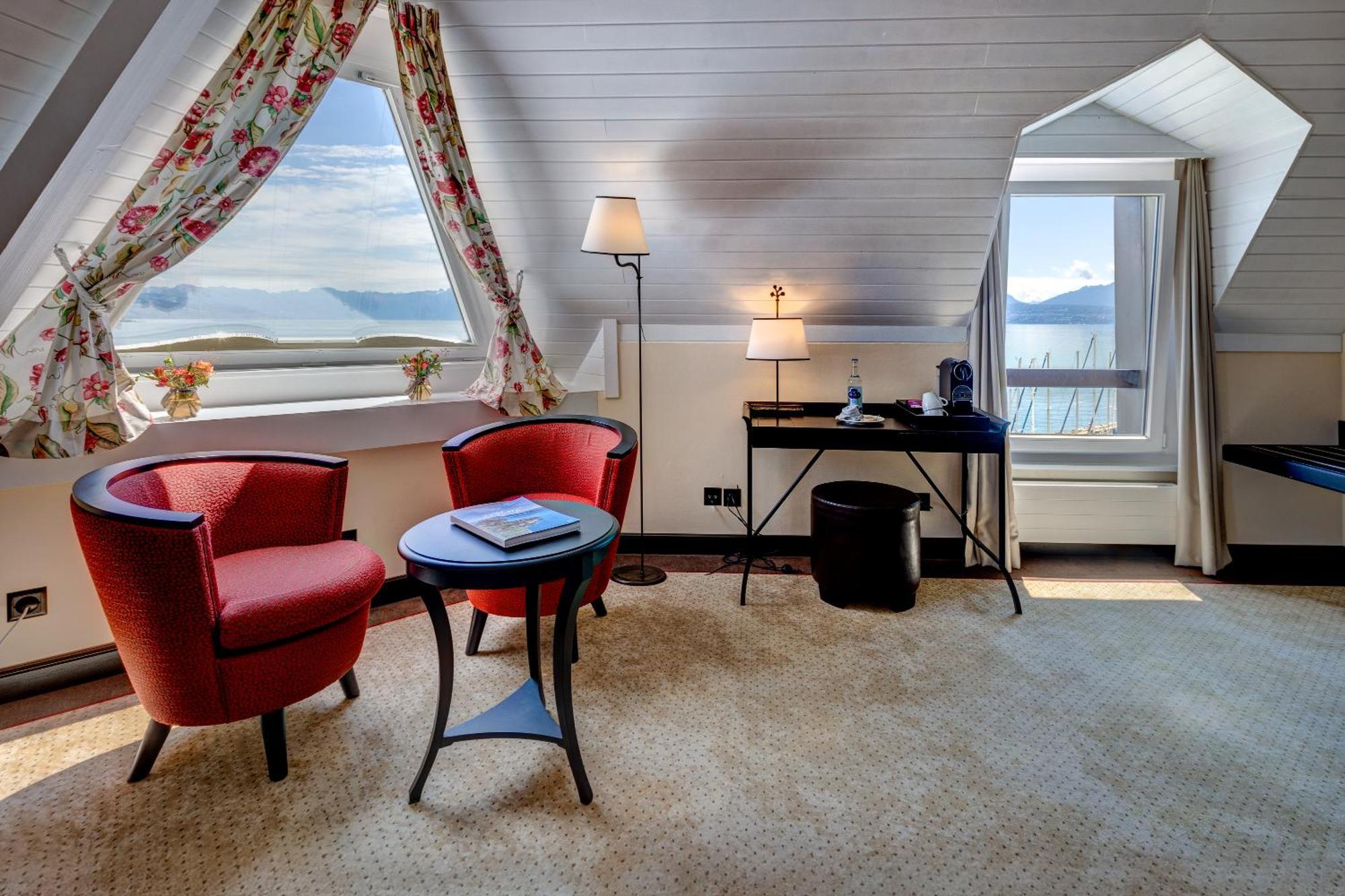 Romantik Hotel Mont Blanc Au Lac Morges Exterior photo